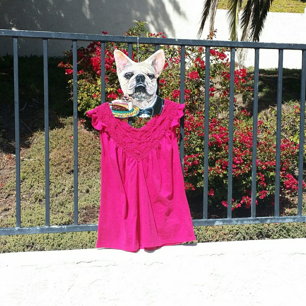 Hot Pink Ralph Lauren Shirt
